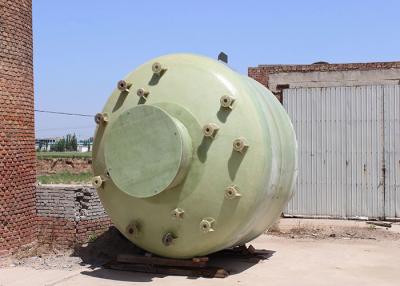China Industrial Frp Chemical Septic Tank Cylindrical Alkali Cross Wound for sale
