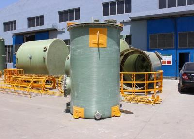 China High Strength 5000 Gallon Cylindrical FRP Storage Tank For Mixer Various Chemistry for sale