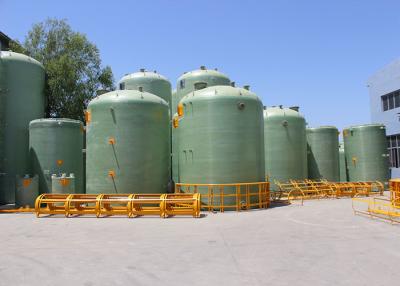 China Cross Wound Vertical Round Storage Tank GRP 3000 Gallon For Softened Water for sale