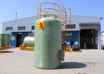 China Filament Winding Round FRP Storage Tank Wastewater Treatment for sale