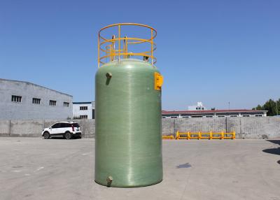 China High Strength Food Brewing FRP Storage Tank Filament Winding Vertical for sale