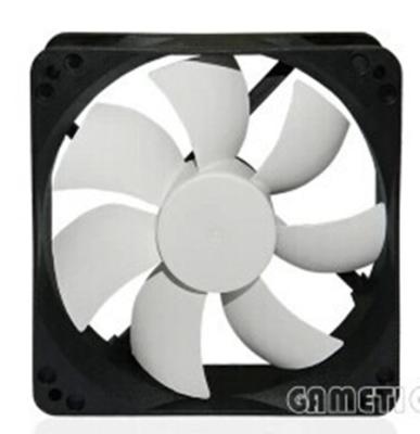 China Folha branca do ventilador de refrigeração 12025 impermeáveis duráveis de múltiplos propósitos à venda