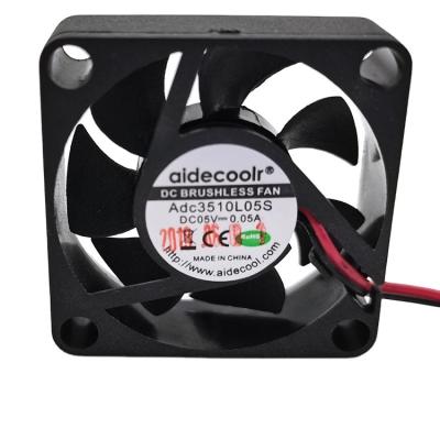 China OEM Small 12 Volt 3D Printer Cooling Fan 35x35x10mm Portable Brushless for sale