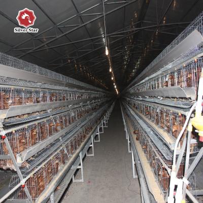 China Chicken Farm Used Battery Cage Poultry House A Type 3 Tiers for sale