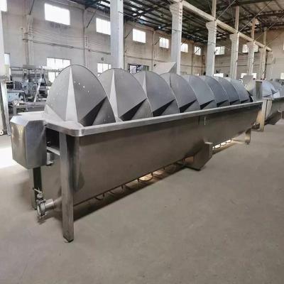 China 6m Poultry Farming Equipment The Beheaded Chicken Feet Cooling Machine for sale