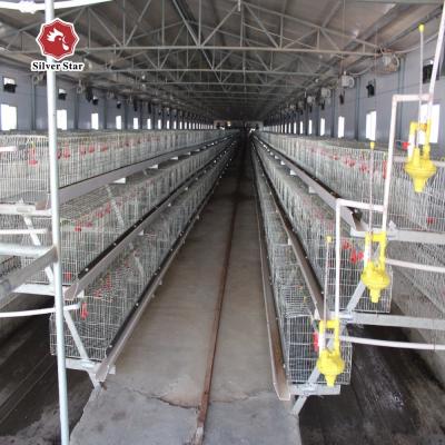 China Broiler Pullet Breeder Chicken Cage Galvanized Mesh A Type Layer Egg Hens for sale