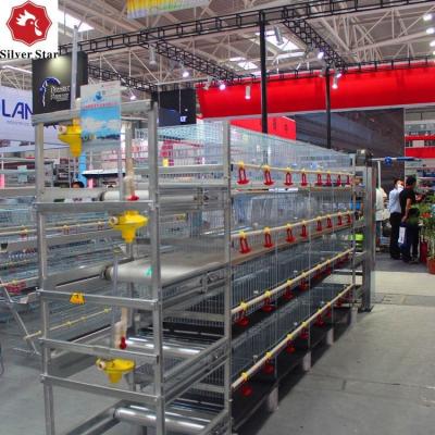 China Animal Battery Chicken Breeder Cages Automatic Poultry Farming 8 Tiers for sale