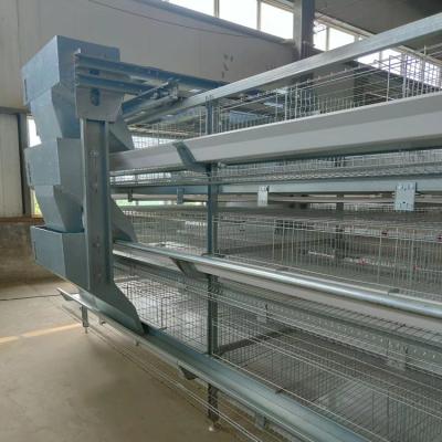China Galvanized Steel Poultry Battery Chicken Cages 3 Tier Egg Layer Cage A4L-160 for sale
