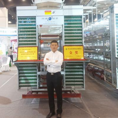 China 10cm Egg Processing Equipment , Siemens Motor 1.5kw Egg Laying Chicken Cages for sale