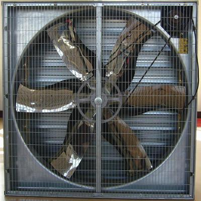 China 1380mm Galvanized Air Ventilation Fan , 36/48/50/55 Inch Axial Flow Fan for sale
