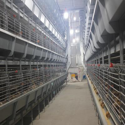 China Galvanized Broiler Battery Chicken Cage Poultry Farm Equipment For Meat Chicken for sale