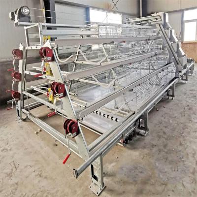 China 200 Chickens / Set Poultry Chicken Cage Coops Animal Farming Tools And Functions for sale
