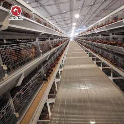 China Q235 Steel Mire Battery Layer Chicken Cage Breeding Hens Cage for sale