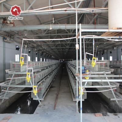 Chine 3 cage de poulet profonde de ponte d'oeufs de la cage 410mm de poulet d'oeufs de rangées à vendre