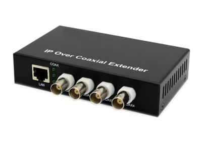 China 4 BNC Ports IP To Coaxial Converter 10 / 100Mbps 1 LAN Port 1.5km for sale