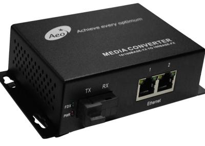 China 1310/1550nm SC 20km Fiber Media Converter , Ethernet Media Converter for sale