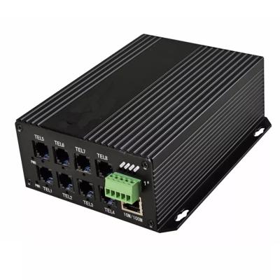 China 10/100M FC 20km Ethernet Media Converter with 8ch Phone 1ch Data RS232/485 for sale