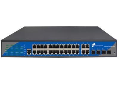 China Full Gigabit 24 Ports POE Switch , 24+4+4 Managed SFP Switch With 4 Combo Ports for sale