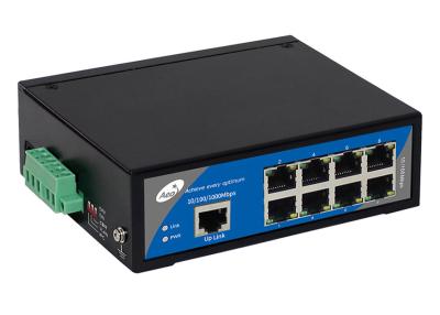 China Industrial 8 Port POE Switch with 8x100M POE Port + 1x100Mbps RJ45 Uplink Port for sale