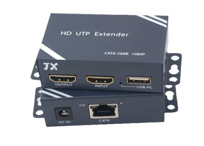 China Extensor HDMI 1080P con KVM USB 100M por cable RJ45 Cat5e/Cat6 en venta