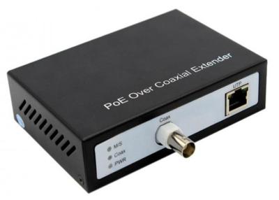 China 10/100Mbps EOC Converter With POE IP , Ethernet Over Coaxial Extender 300m For IP Camera for sale