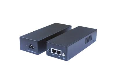 China Cat5 5e 6 Gigabit POE Injector , 60W 100m POE 802.3 At Injector for sale