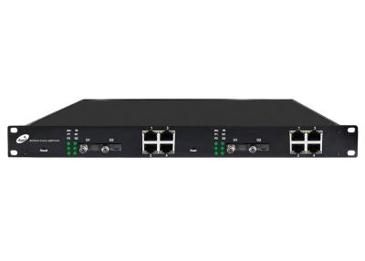 China Interruptor manejado de la fibra de Ethernet puertos ópticos y 8 de 4 gigabites de Gigabit Ethernet en venta