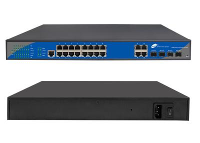 China 10/100/1000Mbps 16 Port POE Managed Switch for sale