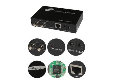 China CE 10/100/1000M Ethernet Over Coaxial Converter for sale