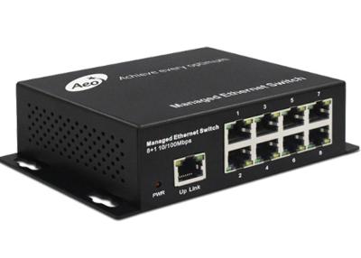 China Auto Negotiation 8 Port POE Switch IPC Extender 250m VLAN Support for sale