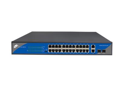 China 10/100M 24 Port SFP Fiber Switch , 24 Port POE Switch With SFP for sale