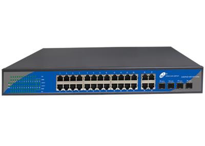 China Gigabit 24 Port POE Switch with 24 POE Ports and 4 Uplink Ports and 4 SFP Slots for sale