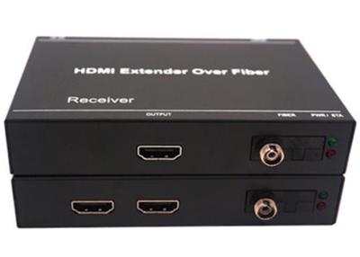 China DC 5V 2A 3.4Gbps 4K HDMI Extender Over Fiber Optic Cable for sale
