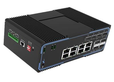 China 8 puertos Ethernet Sfp manejados gigabit completo del interruptor con 8 ranuras de SFP en venta