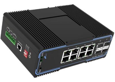 Chine Pleines fentes contrôlées de SFP du commutateur 4 de fibre de Gigabit Ethernet et 8 ports Ethernet à vendre