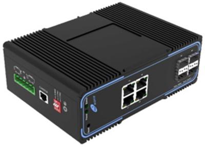 China Managed Ethernet Fiber Switch 10/100/1000Mbps 4 SFP and 4 POE Ethernet Ports for sale