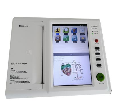 China 12 Channel Monitor Electrocardiogram EKG Recorder ECG Machine With Analyzer for sale