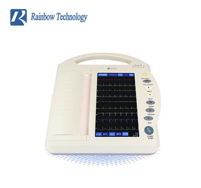 China LCD/LED Medical ECG Machine With Multiple Leads USB / Bluetooth / WiFi Data Transfer for sale