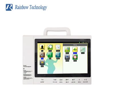 China 3 Parameters Prenatal Heart Rate Monitors 90° Rotation Screen Ctg Machine for sale