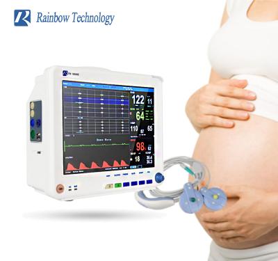 China 220V 9 Parameter Multi Parameter Maternal Fetal Monitor For Pregnent Women en venta