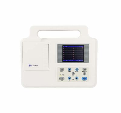 China 3 Channel Portable Ecg Monitor Electrocardiograph Machine Built In Printer for sale