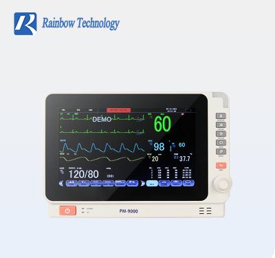 China Bedside 10.1 Inch TFT Multi Parameter Vital Signs Monitor With Stand Bracket for sale