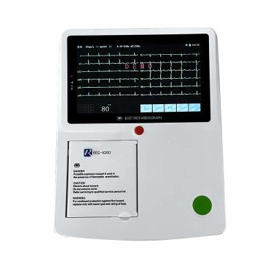 China Bluetooth Data Transfer 12 Lead 3 channel ECG Machine with Digital Recording for sale