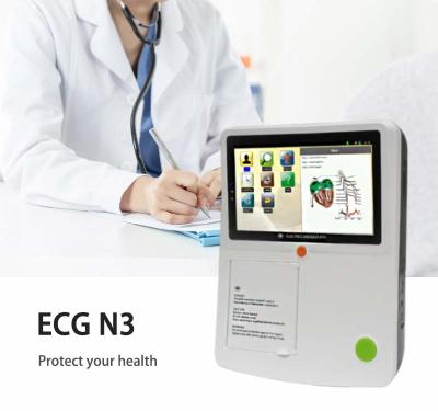 China 3 6 12 Channel ECG Monitor Medical Equipment Rainbow Portable For Hospital for sale