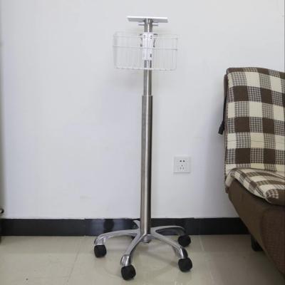 China New Style Hospital Stainless Steel Medical Trolley for Patient Monitor for sale