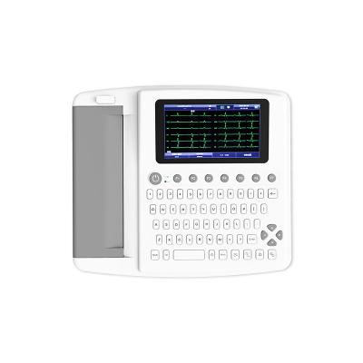 China Medical Device Hospital 12 Channel Digital ECG Machine Professional With Print for sale
