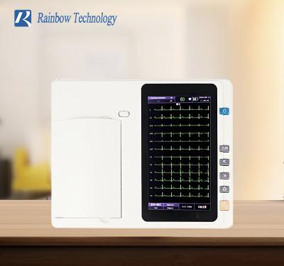 China 12 Leads Ecg Machine Touch Screen 3 Channel Professional EKG Device For Hospital for sale