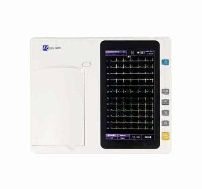 China Digital 3 Channels 7 Inch Color Screen Medical Ecg Machine Electrocardiogram for sale