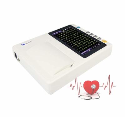 China Six Channel Digital ECG Machine with Internal / External Data Storage and Recording for sale