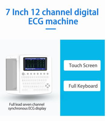 China Six Channel ECG Machine with Single / Multiple Leads & Internal / External Data Storage en venta